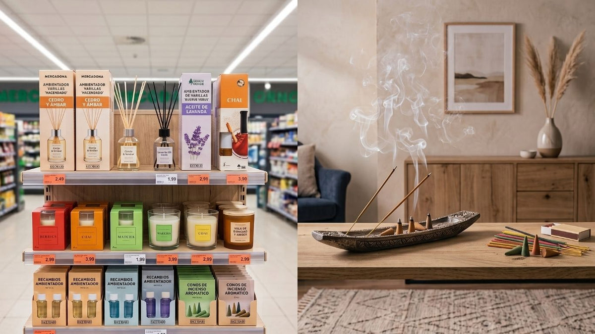 Aromas de Mercadona: alternativas en incienso con aromas similares