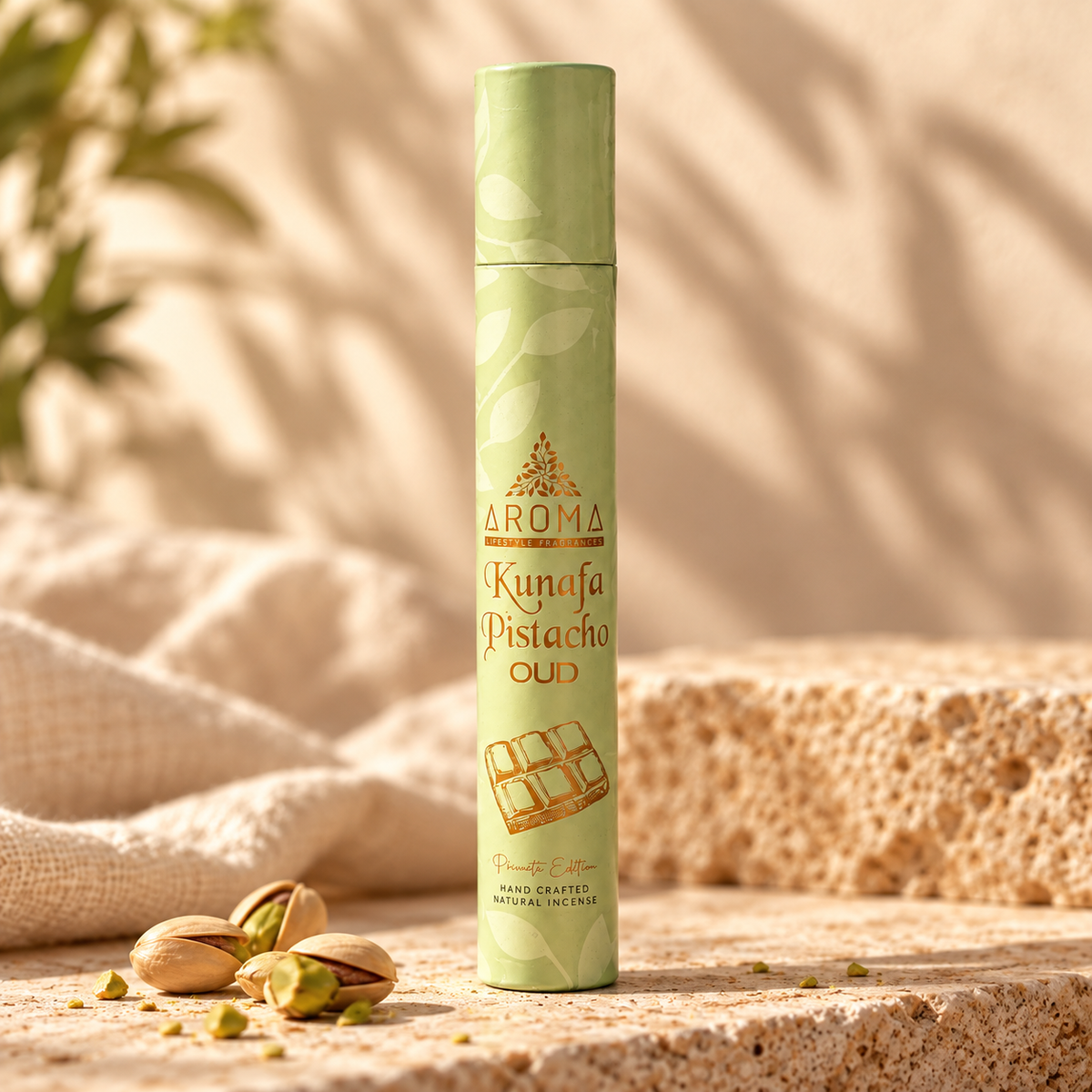 Incienso Private Kunafa Pistacho Oud de AROMA
