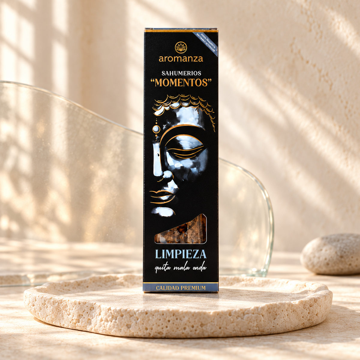 AROMANZA Sahumerio Momentos Limpieza